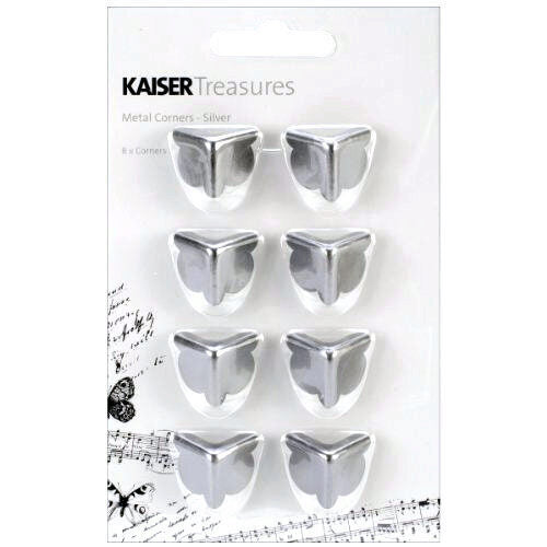 Kaisercraft Metal Corners - Silver