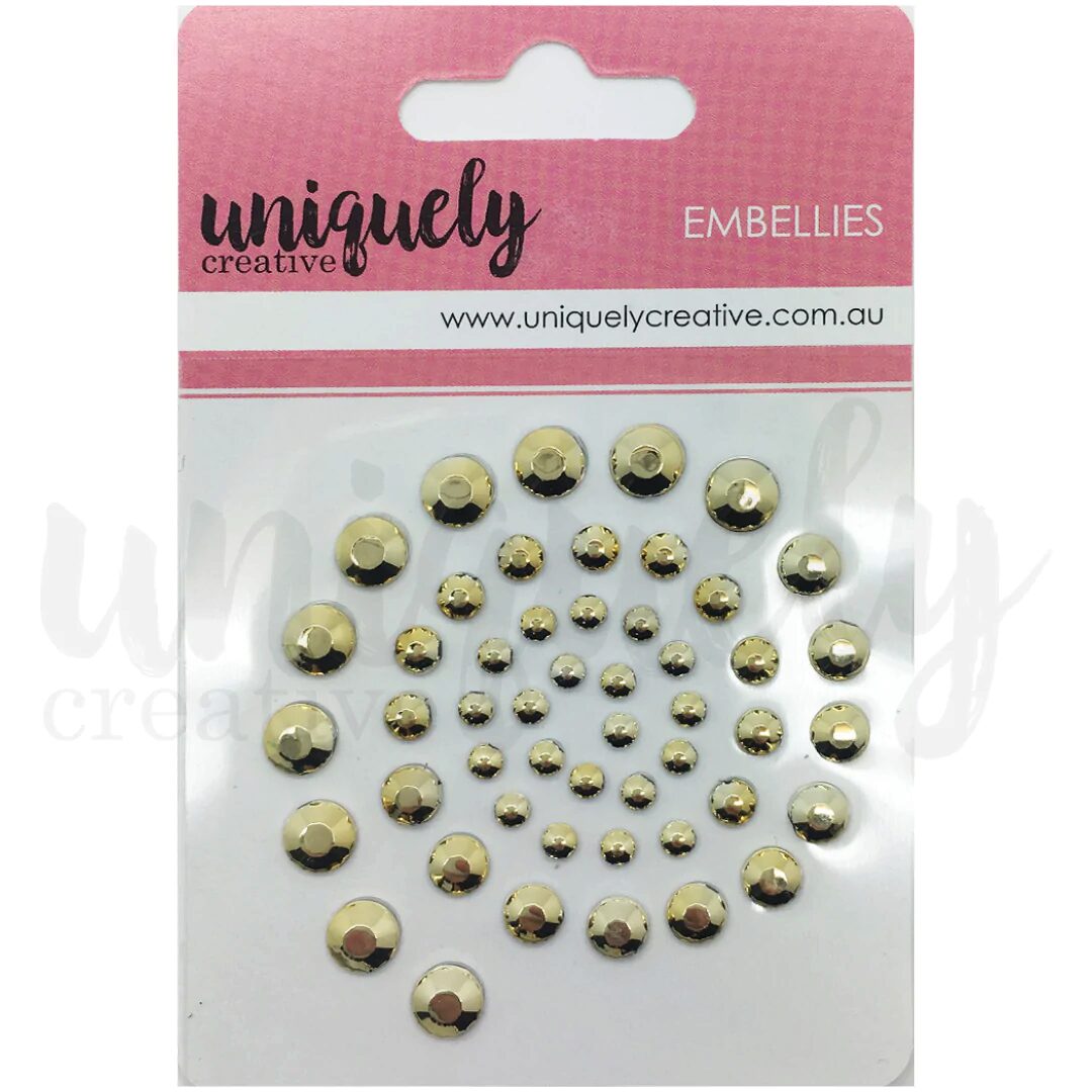 Uniquely Creative Rhinestones - Gold