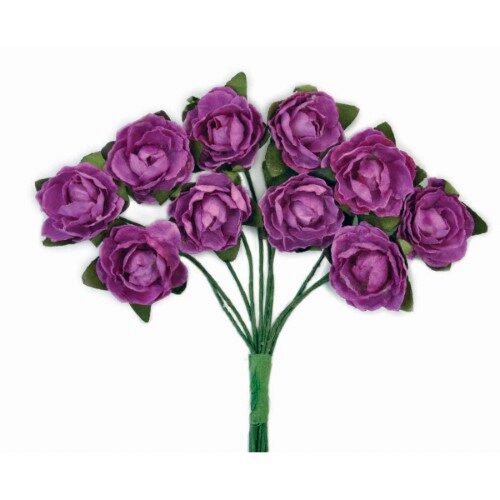 Kaisercraft Mini Paper Blooms - Grape