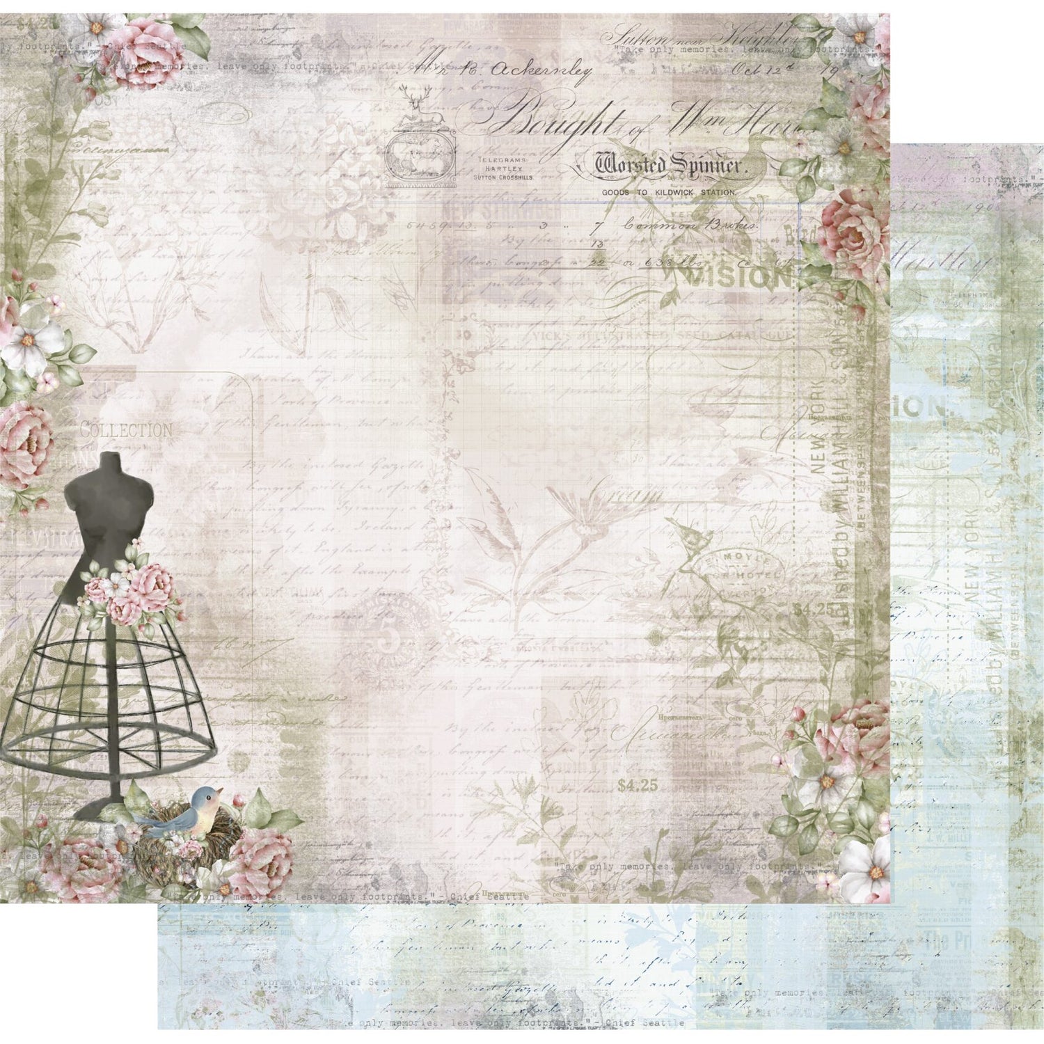 Uniquely Creative Summer Sonata - Birdsong Paper