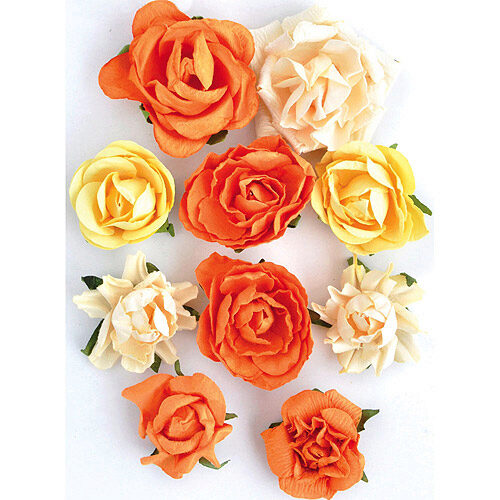 Kaisercraft Paper Blooms - Sunset