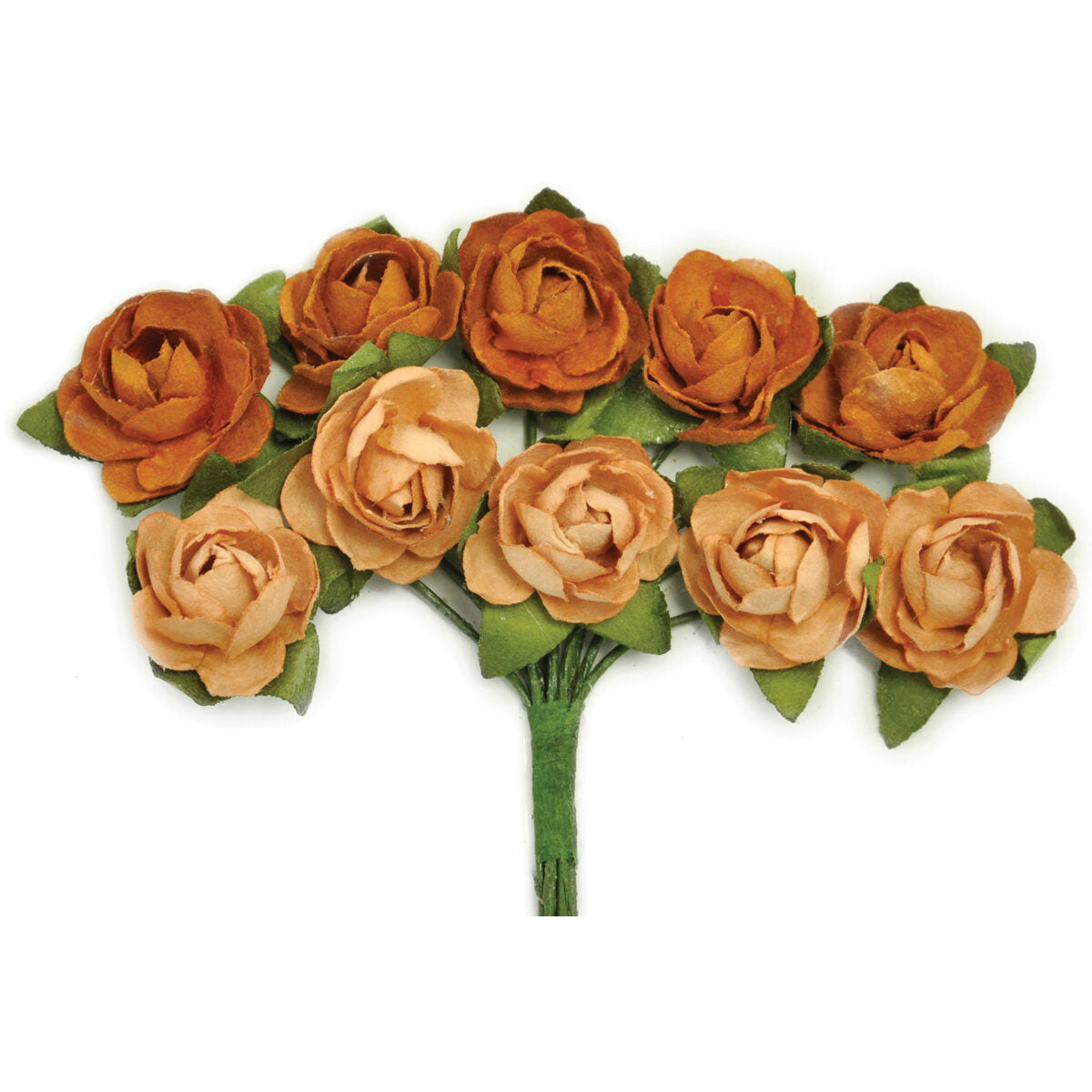 Kaisercraft Mini Paper Blooms - Terracotta