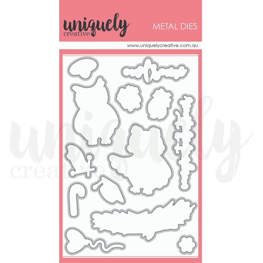 Uniquely Creative Stamp & Die Set Bundle - Owl Family