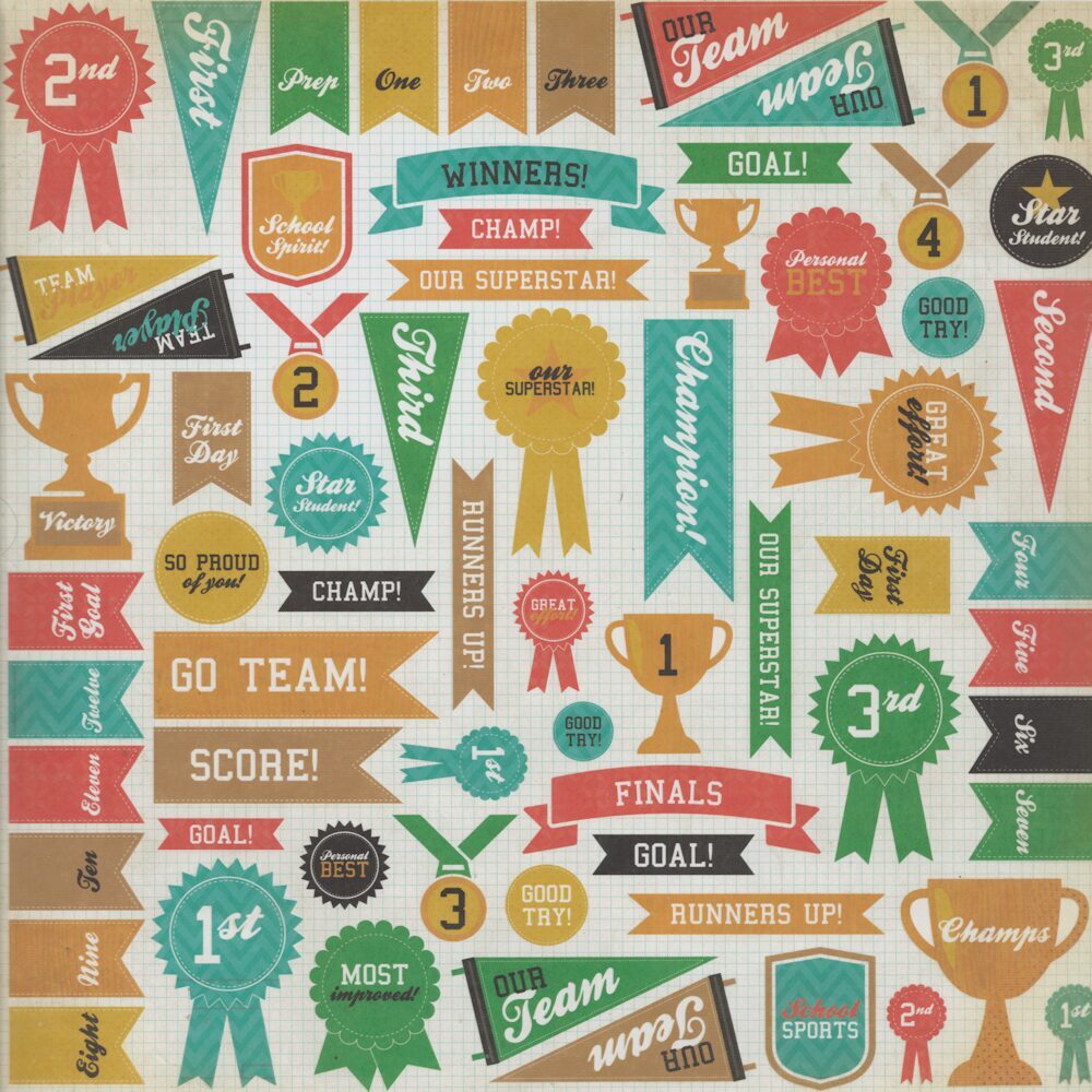 Kaisercraft 12x12" Speciality Paper - Awards