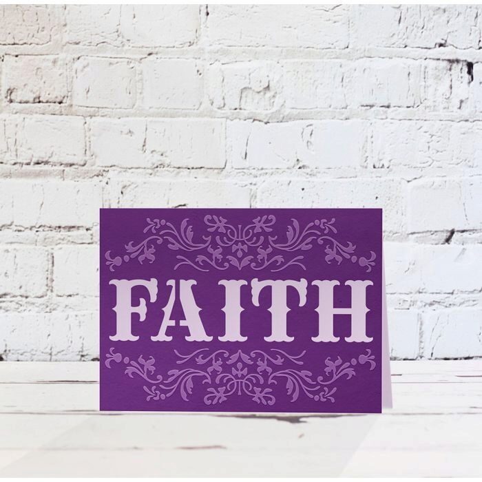 Crafter's Companion Cut & Embosss Folder - Faith
