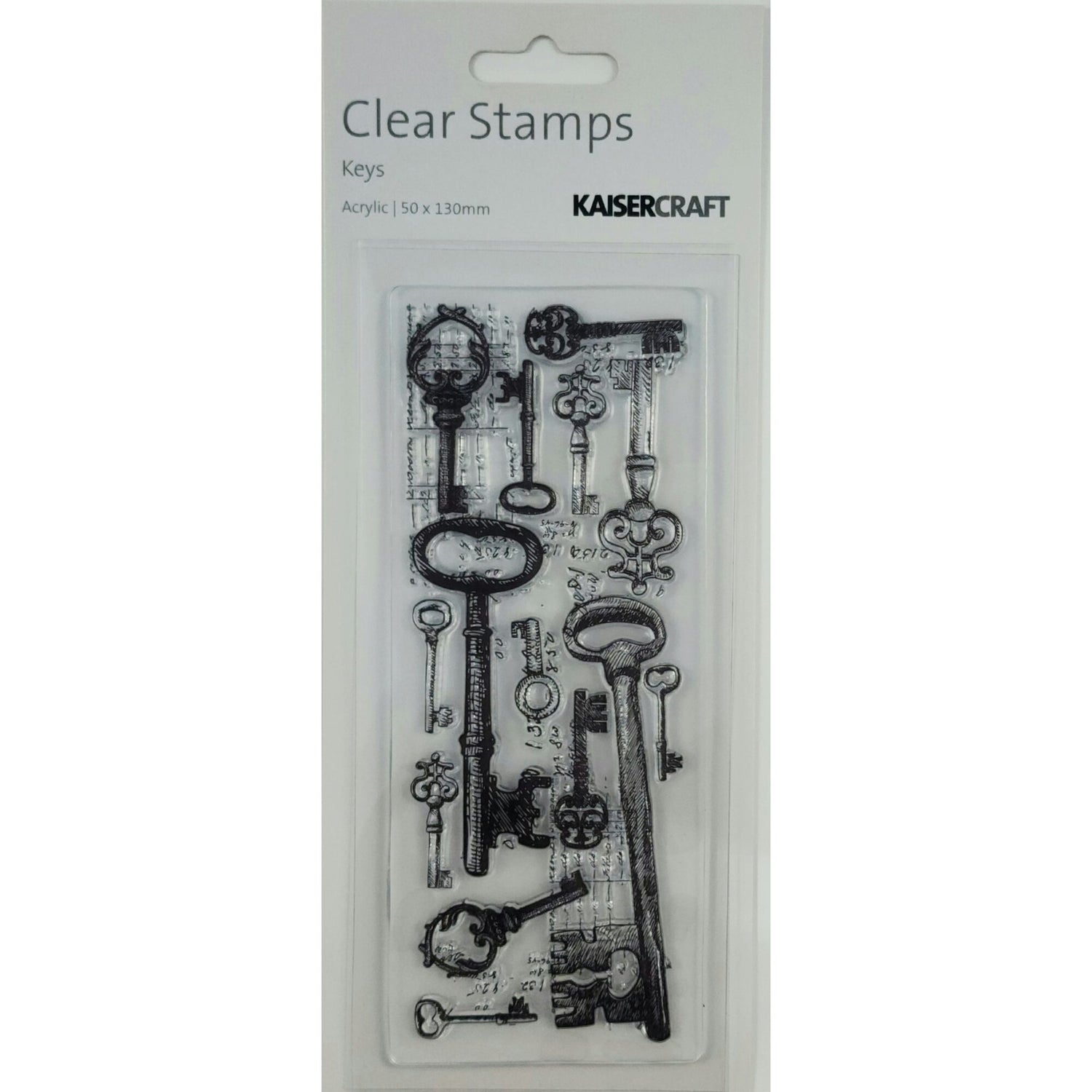 Kaisercraft Clear Stamp - Keys