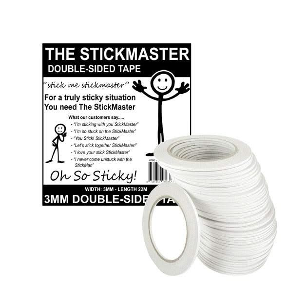 The StickMaster Double-Sided Tape - 3mm x 22m