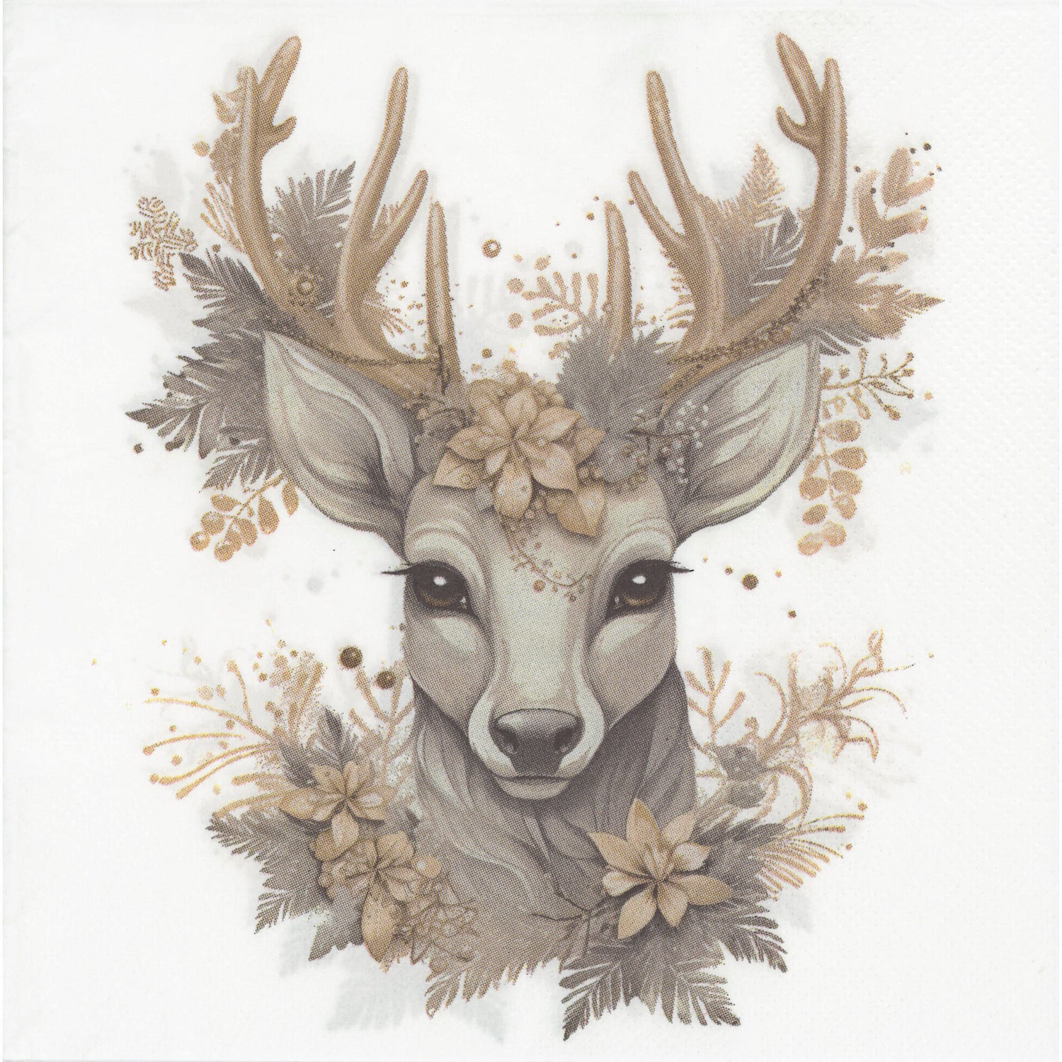 Unbranded Napkin/Serviette - Beautiful Deer