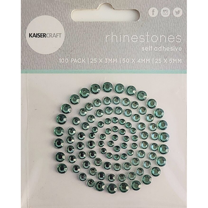 Kaisercraft Rhinestones - Blue Grey
