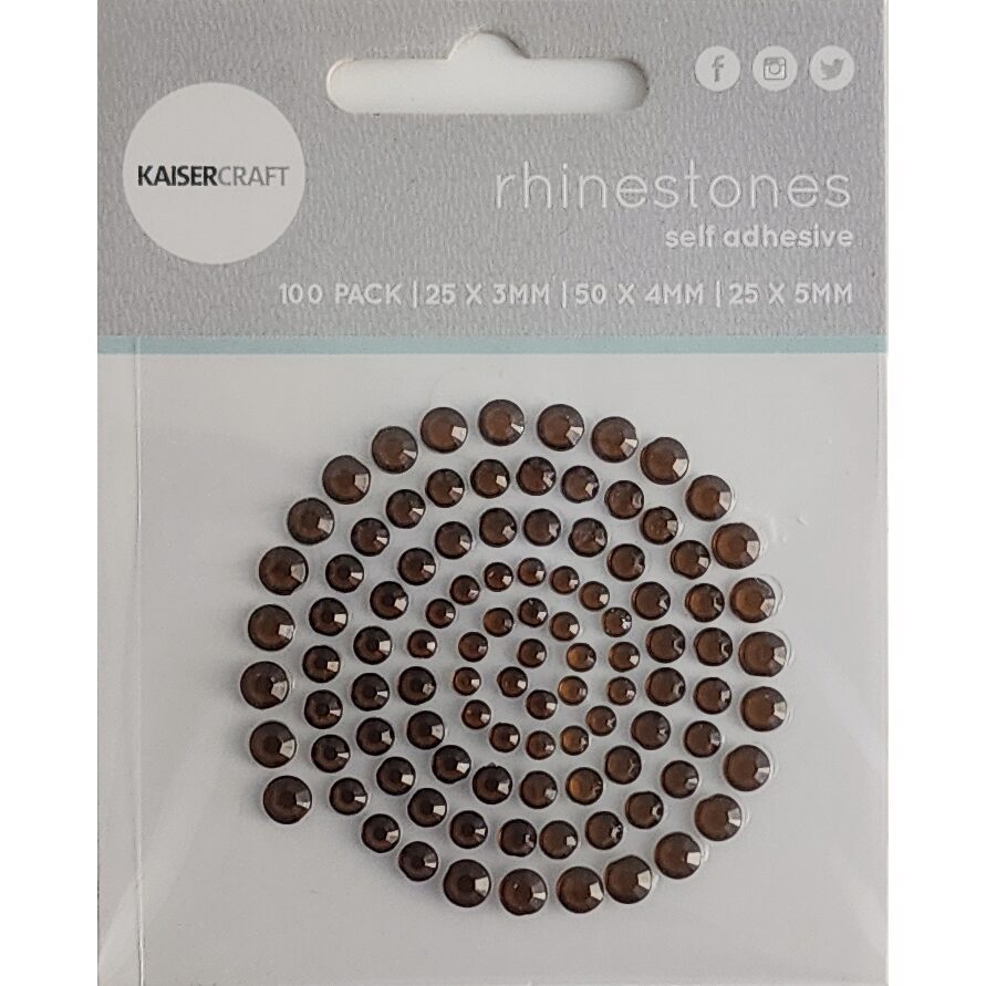 Kaisercraft Rhinestones - Bronze