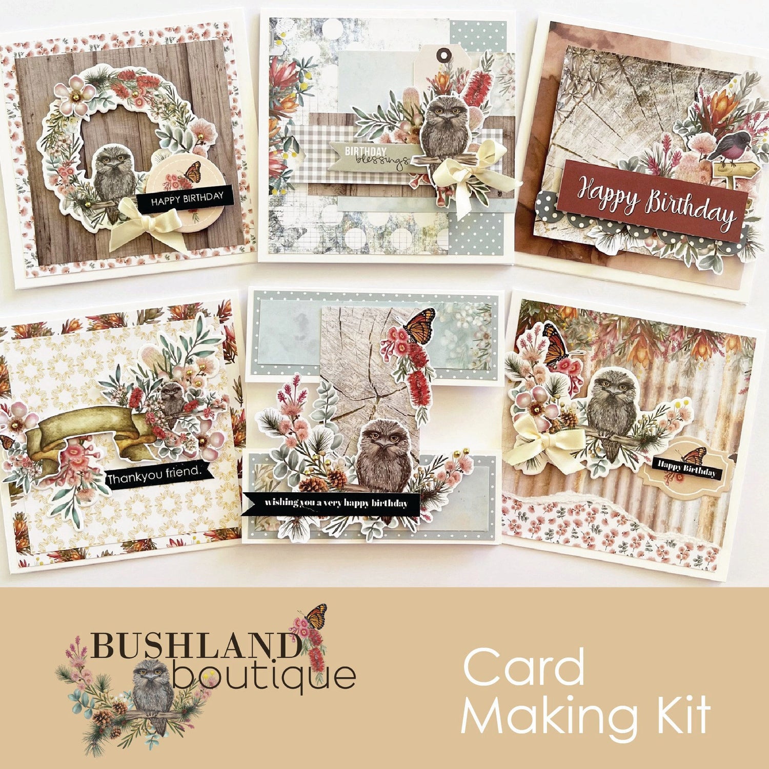 Uniquely Creative Cardmaking Kit - Bushland Boutique