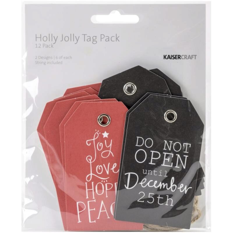 Kaisercraft Tag Pack - Holly Jolly