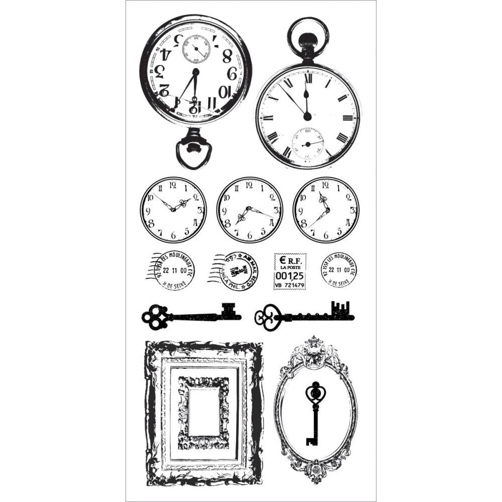 Kaisercraft Clear Stickers - Antiques