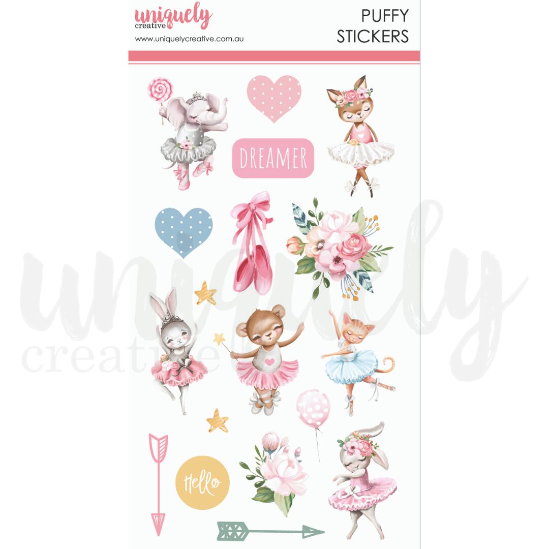 Uniquely Creative Puffy Stickers - Dreamer