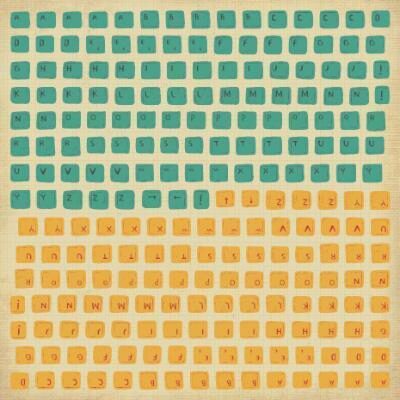Kaisercraft 12x12" Sticker Sheet - Technologic - Keyboard