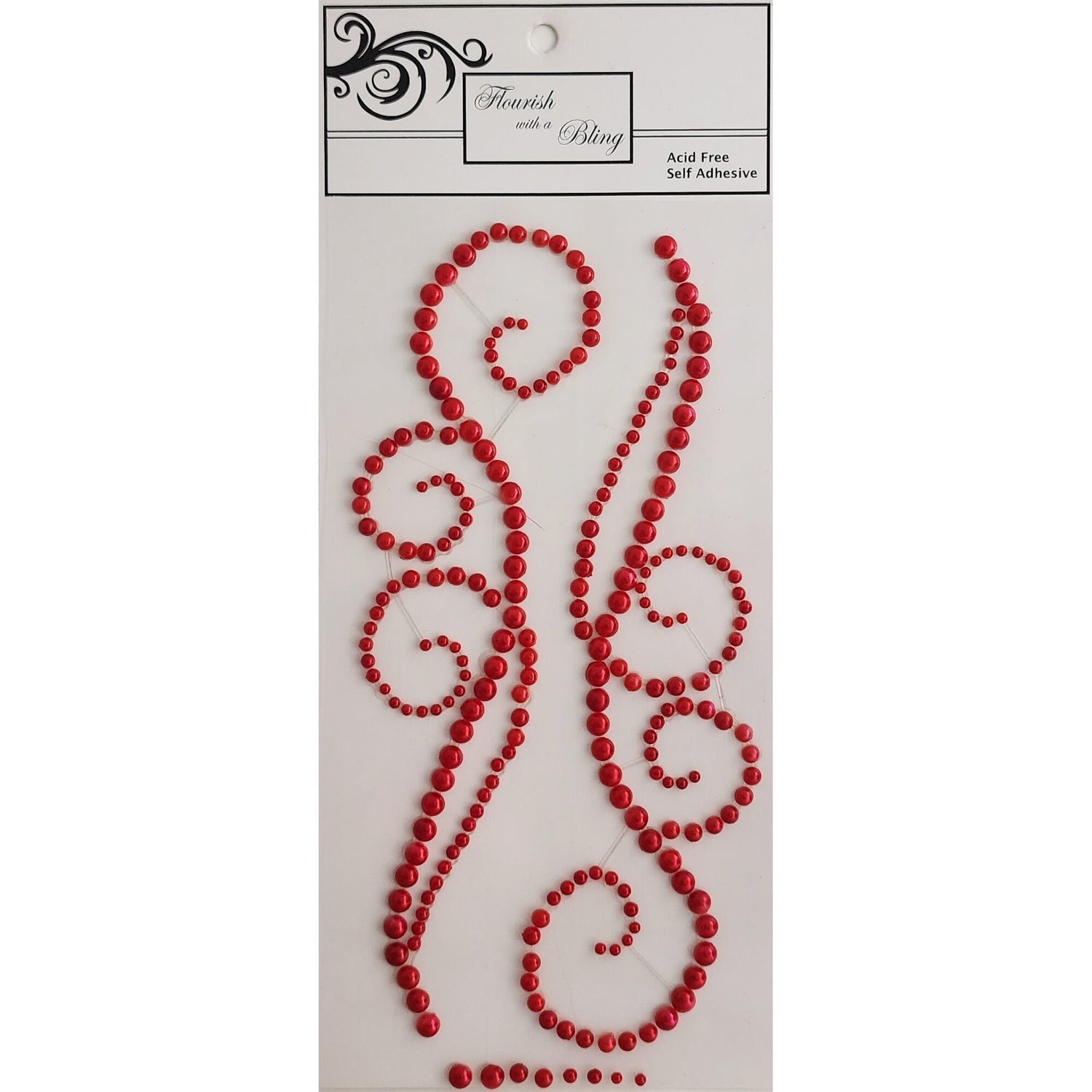 FWAB Chloe Pearl Flourish - Red