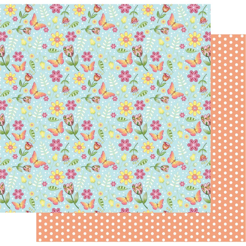 Uniquely Creative Fresh Folk - All A Flutter Paper