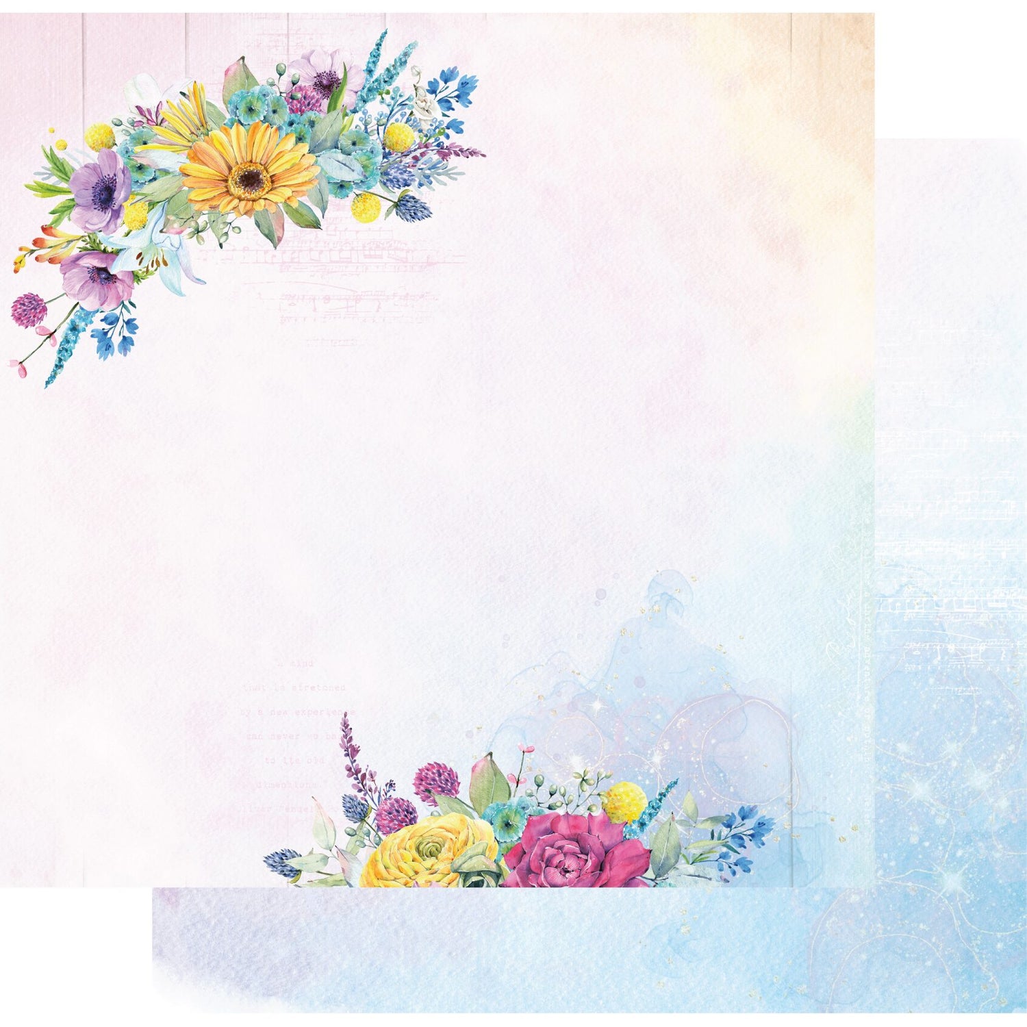 Uniquely Creative Flowering Utopia - Sunshine Paper