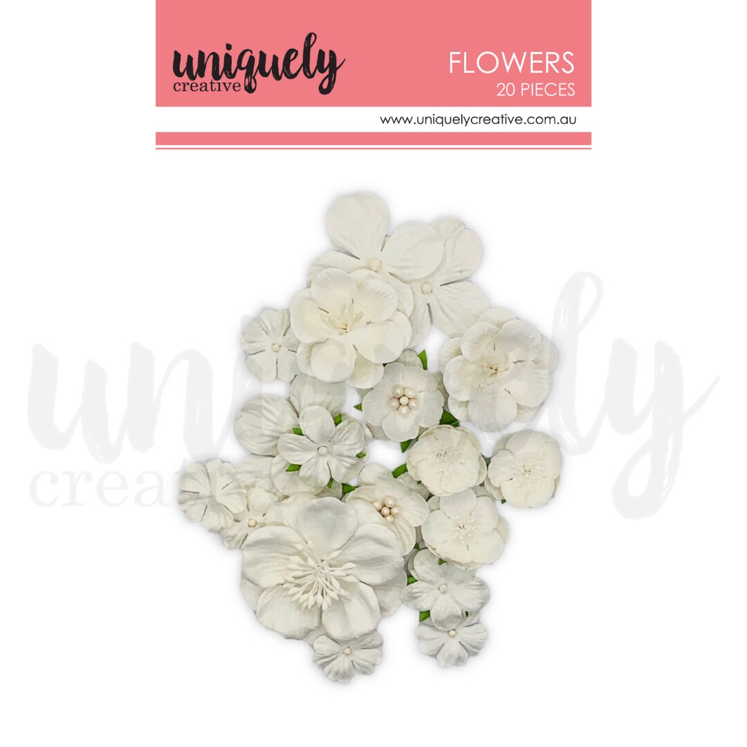Uniquely Creative Flowers - White