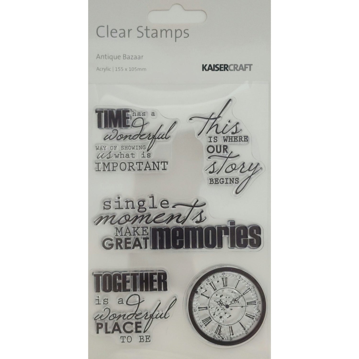 Kaisercraft Acrylic Stamp - Anique Bazaar