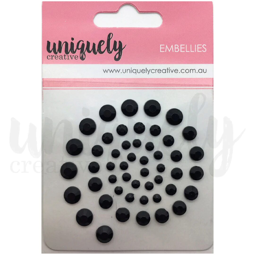 Uniquely Creative Rhinestones - Black