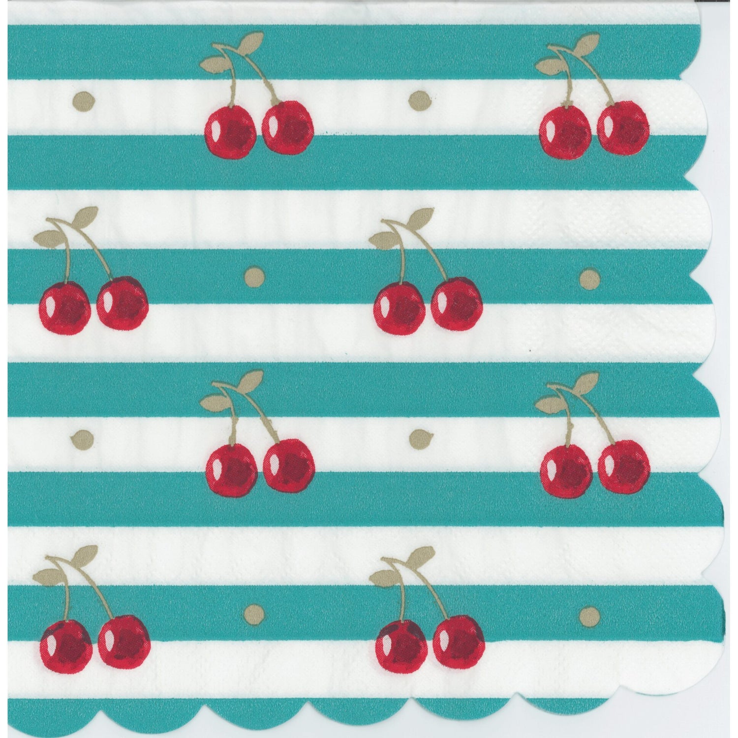 TRS Trading Group Napkin/Serviette - Cherries
