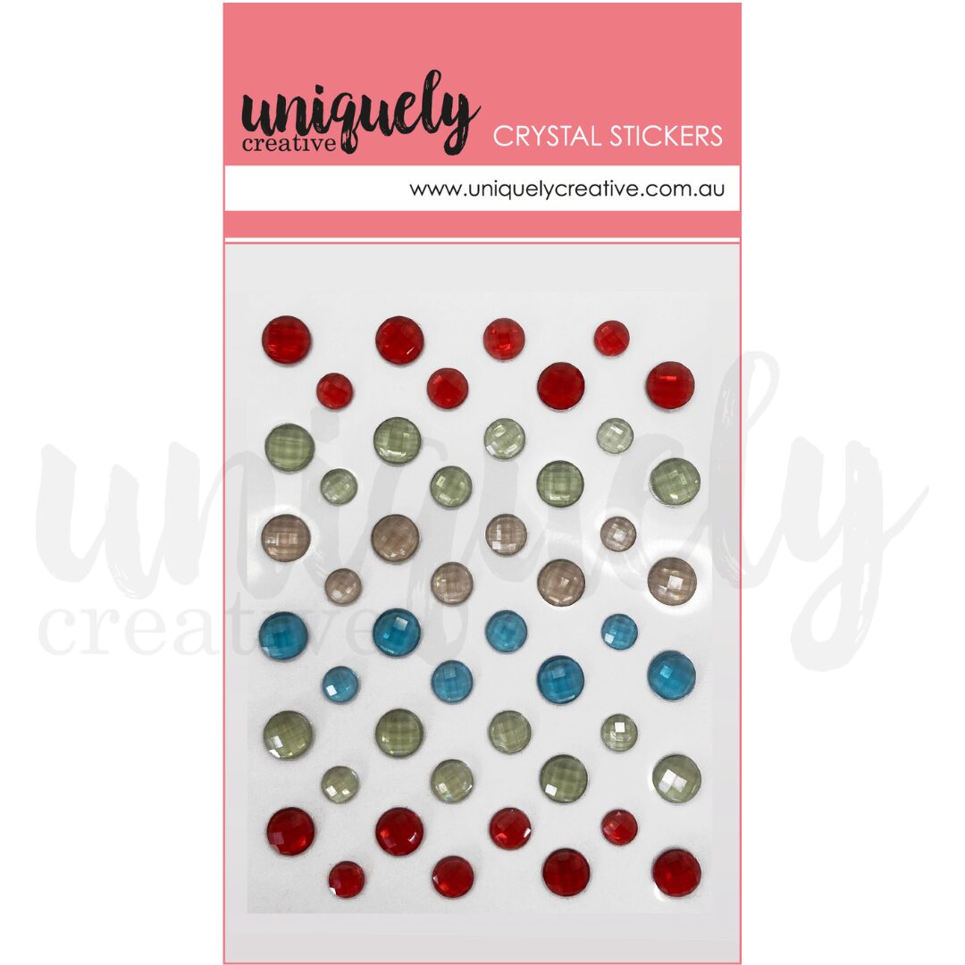 Uniquely Creative Shimmer Crystal Stickers - Christmas Lustre