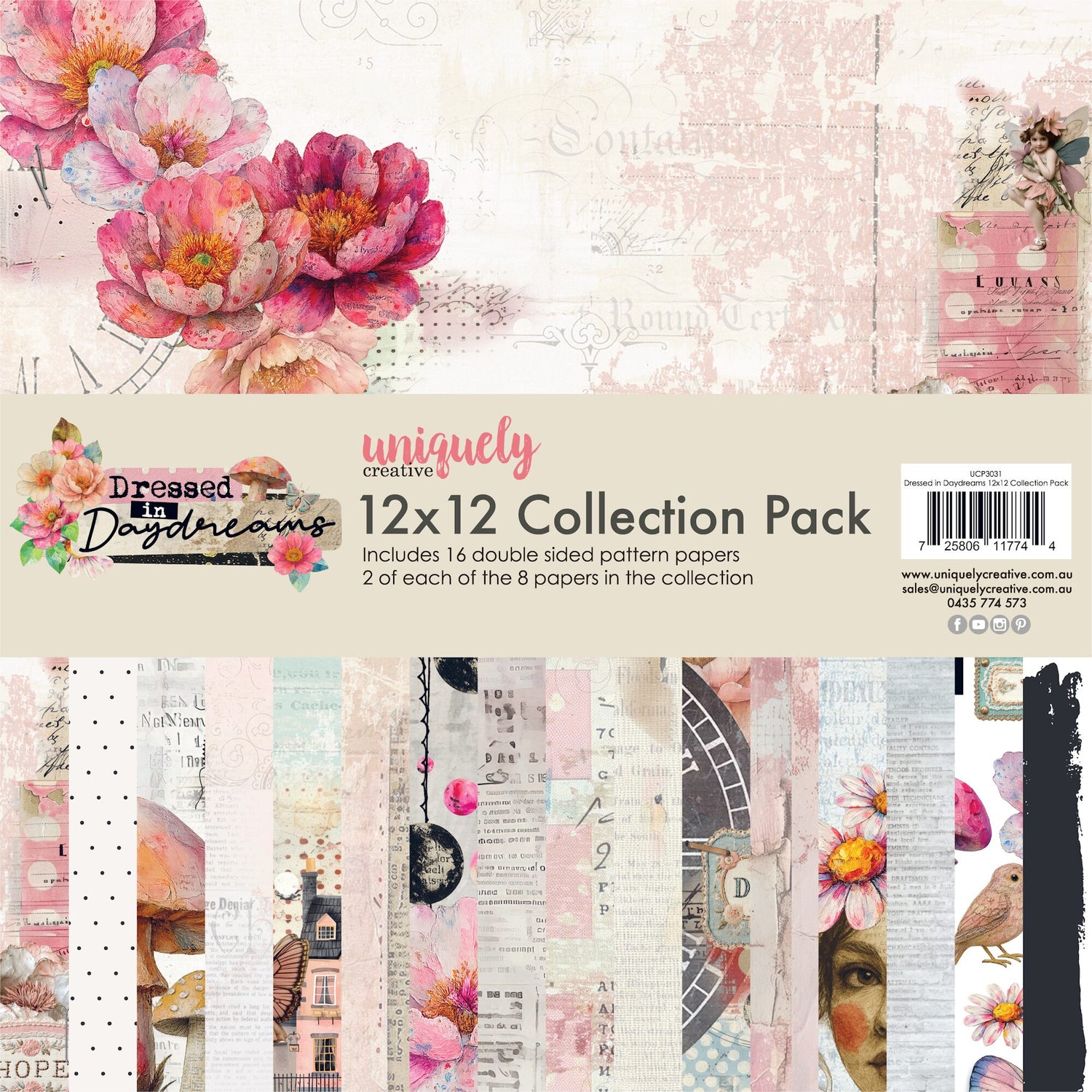 Uniquely Creative Dressed in Daydreams - 12x12" Collection Pack (16 papers)