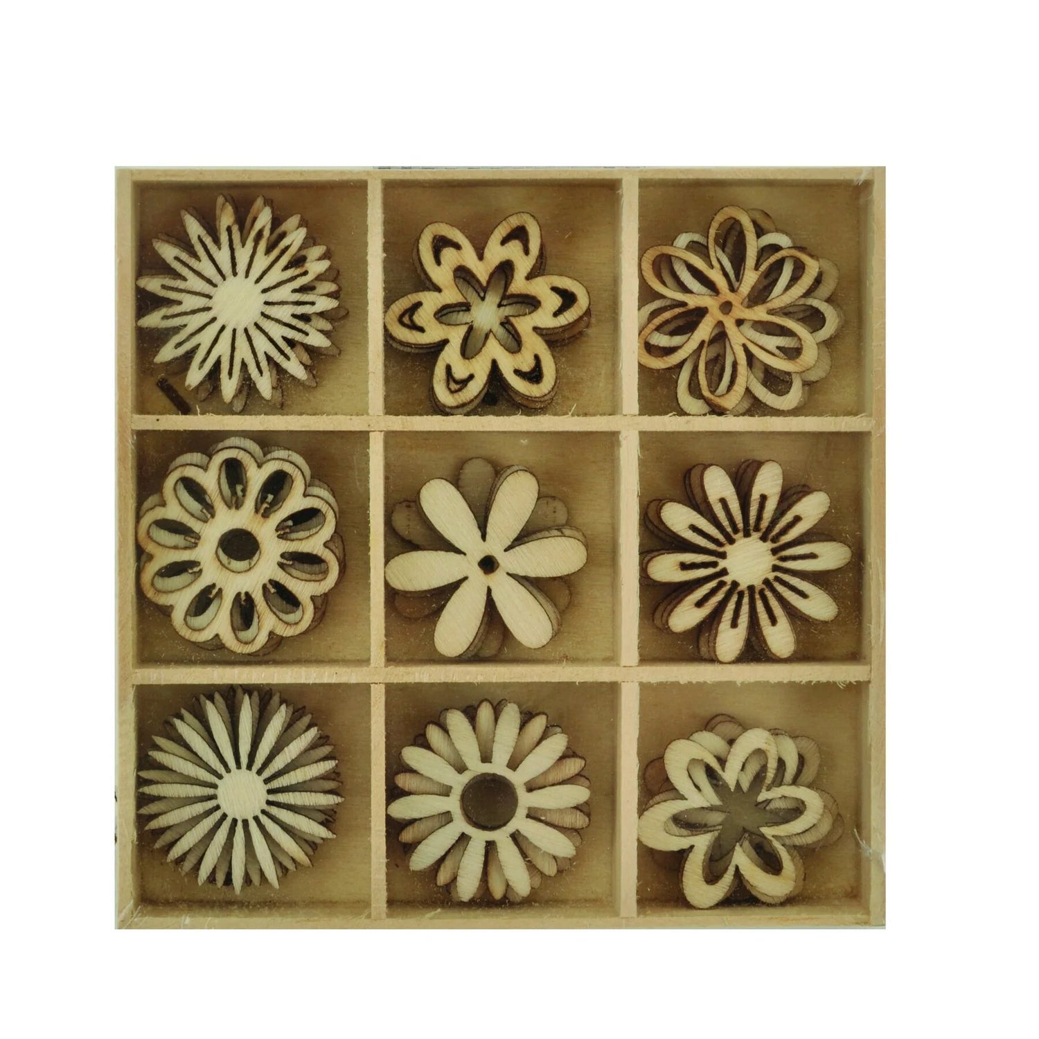 Kaisercraft Wooden Flourish Pack - Flower