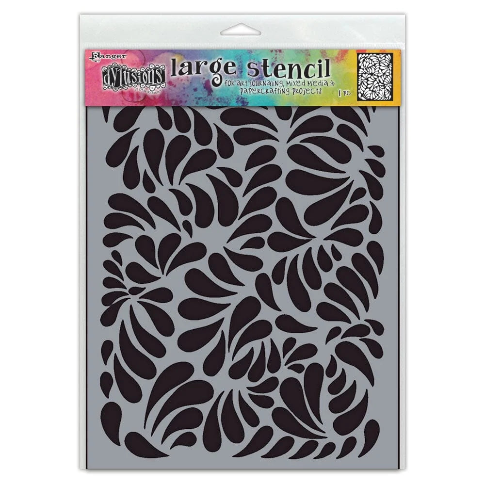 Dylusions Large Stencil - Brushstrokes