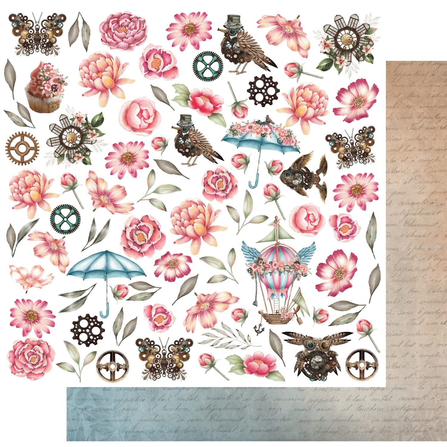 Uniquely Creative Steampunk Boutique - Inner Workings Paper