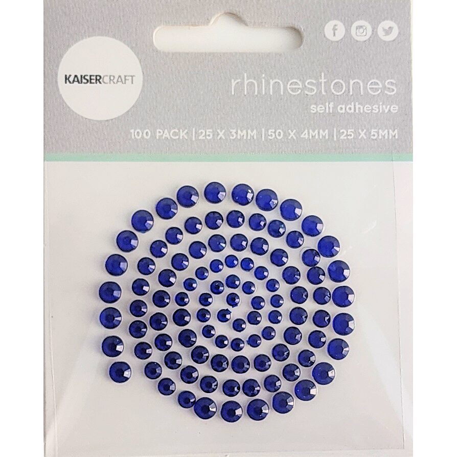 Kaisercraft Rhinestones - Dark Blue
