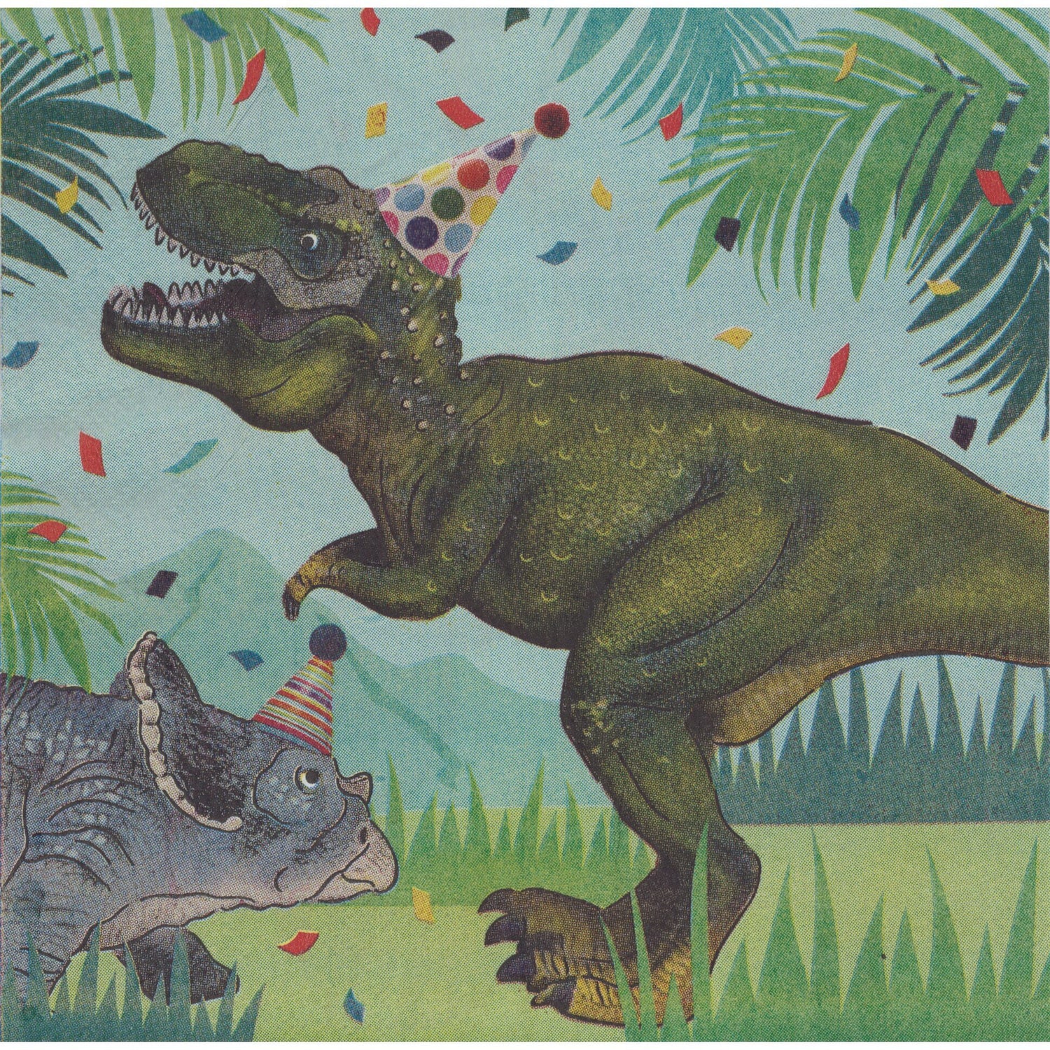 Artwrap Napkin/Serviette - T-Rex Dinosaur