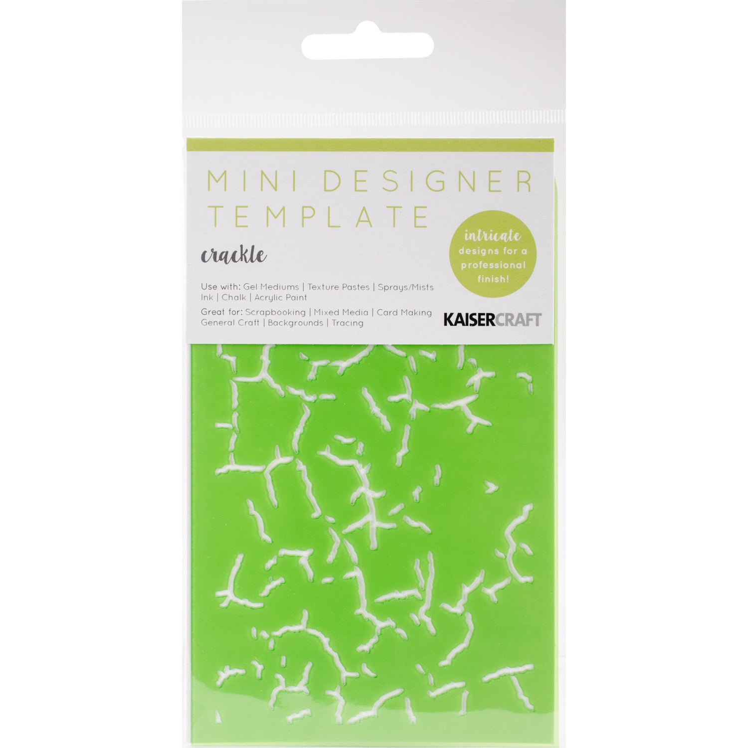 Kaisercraft Mini Designer Template - Crackle