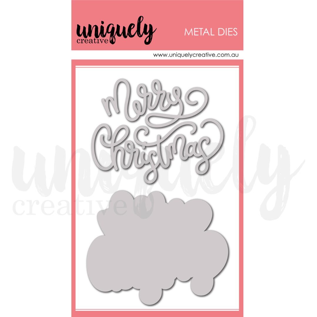 Uniquely Creative Die - Merry Christmas Modern