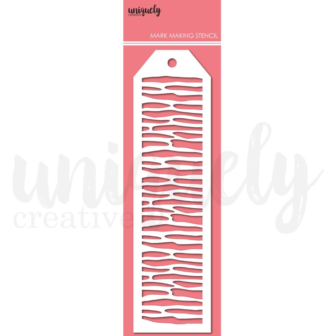 Uniquely Creative Mark Making  Stencil - Evangeline