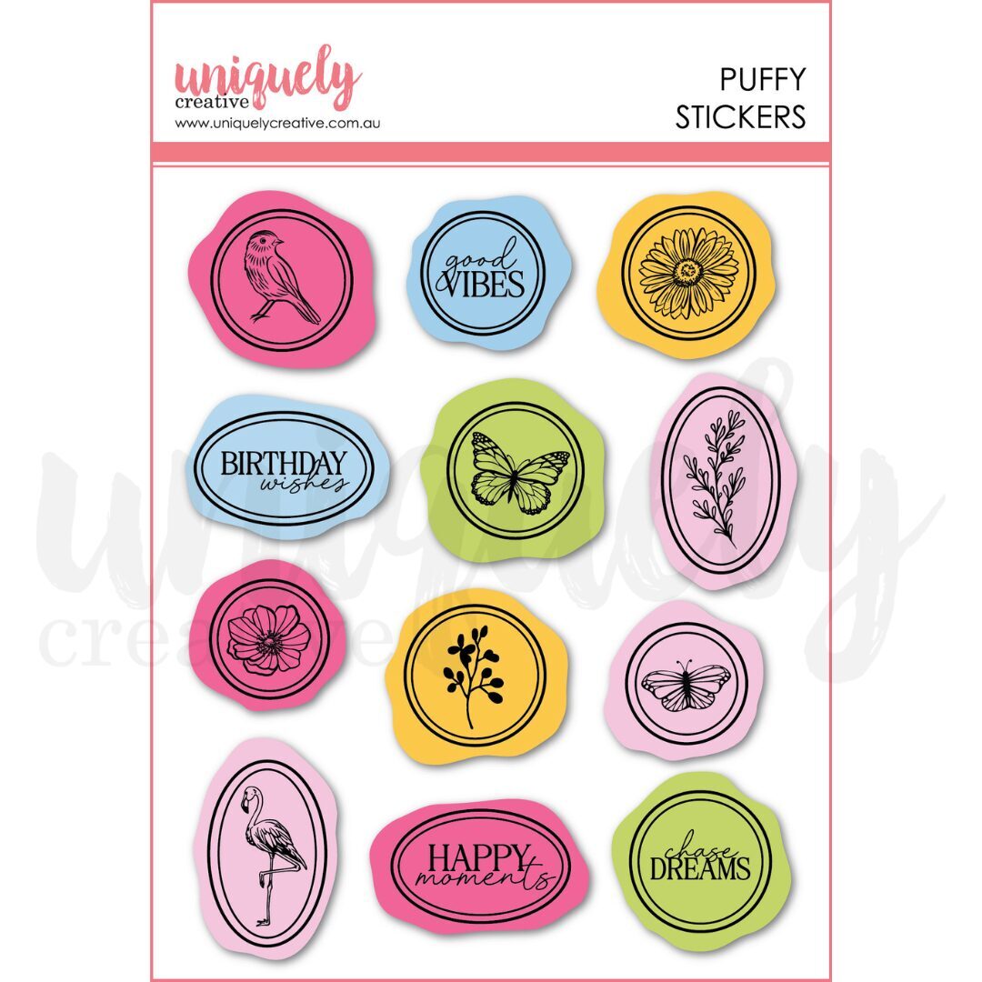 Uniquely Creative Puffy Stickers - Faux Wax Seals