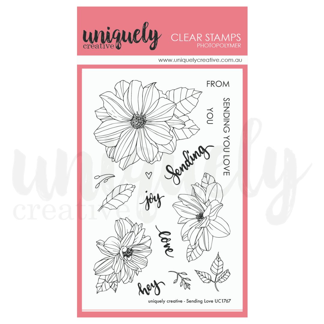 Uniquely Creative Stamp & Die Set Bundle - Sending Love