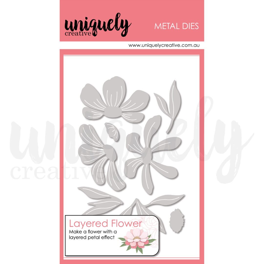 Uniquely Creative Die - Layered Flower