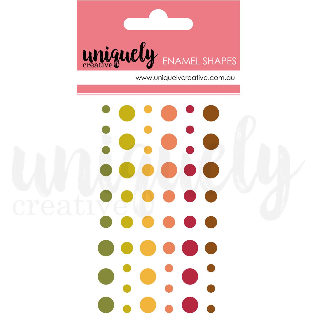Uniquely Creative Enamel Dots - Autumn