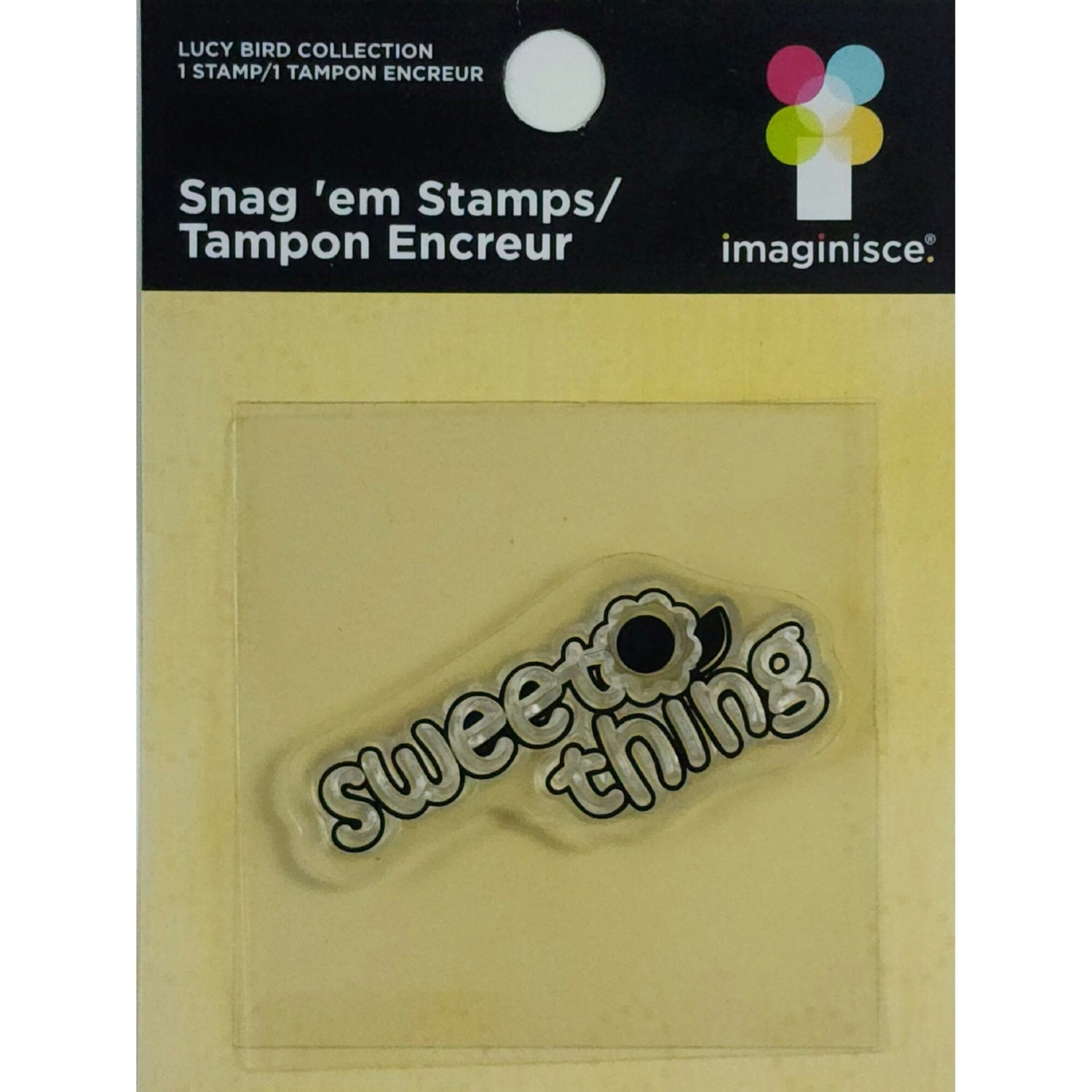 Imaginisce Acrylic Mini Stamp - Sweet Thing
