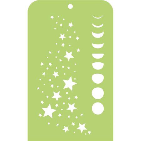 Kaisercraft Mini Designer Template - Stars & Moon