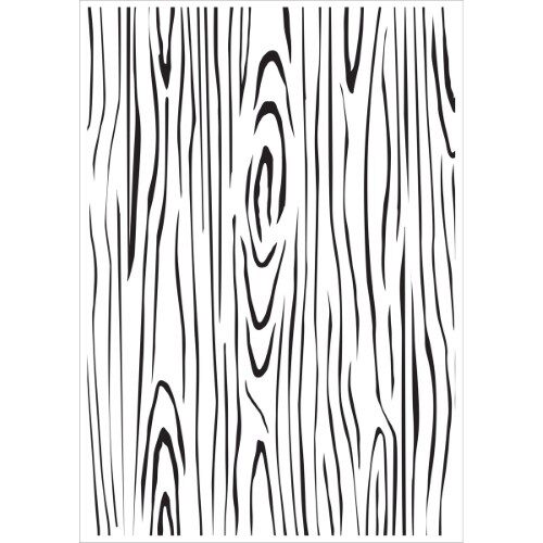 Kaisercraft Embossing Folder 4x6" - Woodgrain