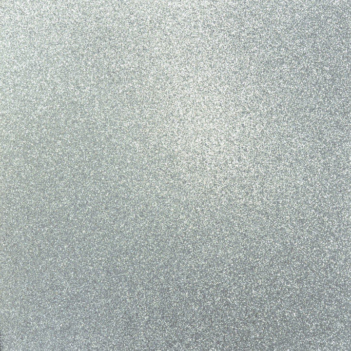 Kaisercraft Glitter Cardstock - Platinum