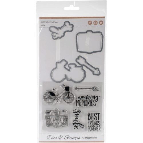 Kaisercraft Decorative Die & Stamp Set - Smile