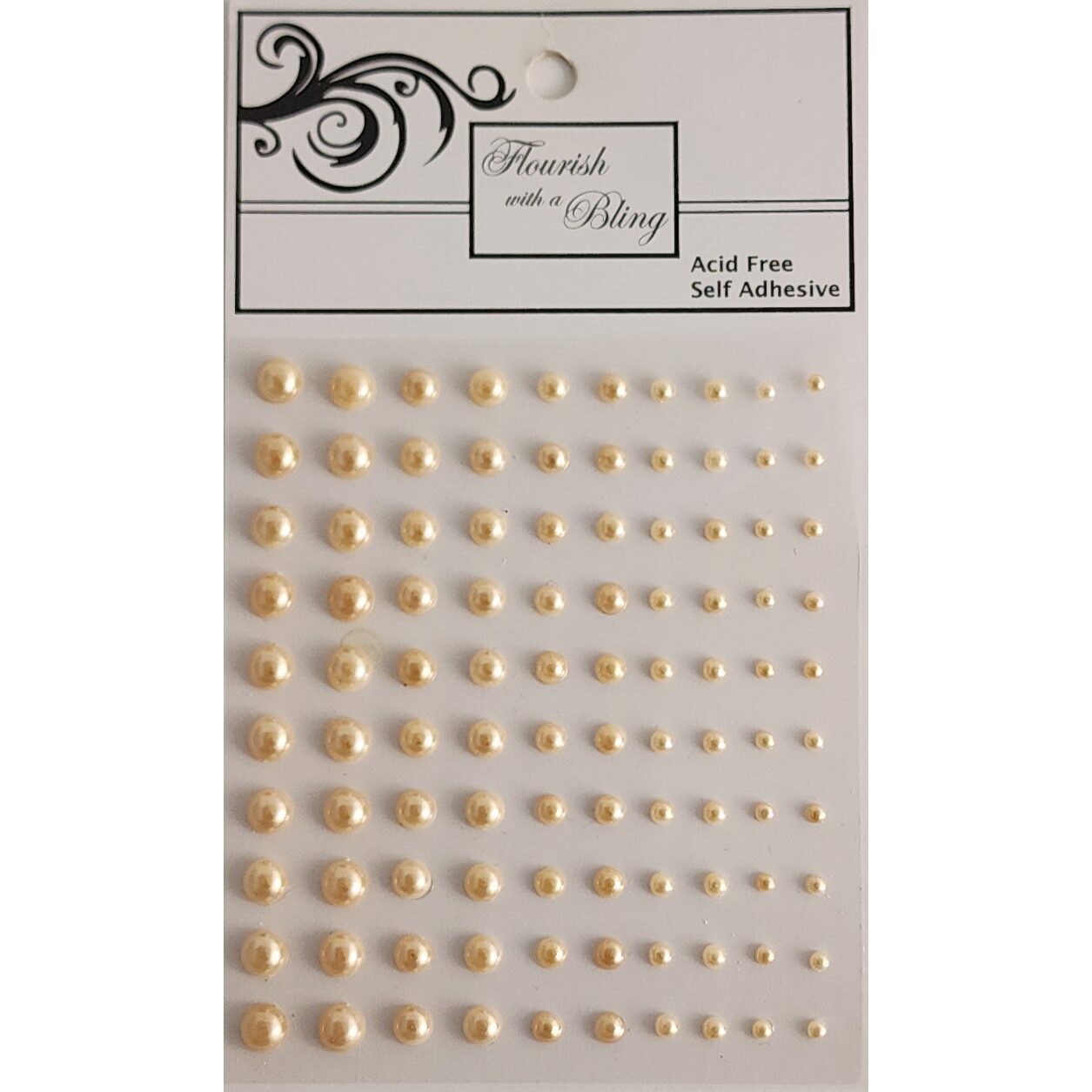 FWAB Adhesive Pearls - Latte