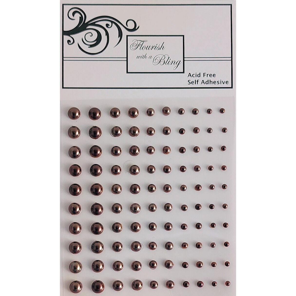 FWAB Adhesive Pearls - Pewter