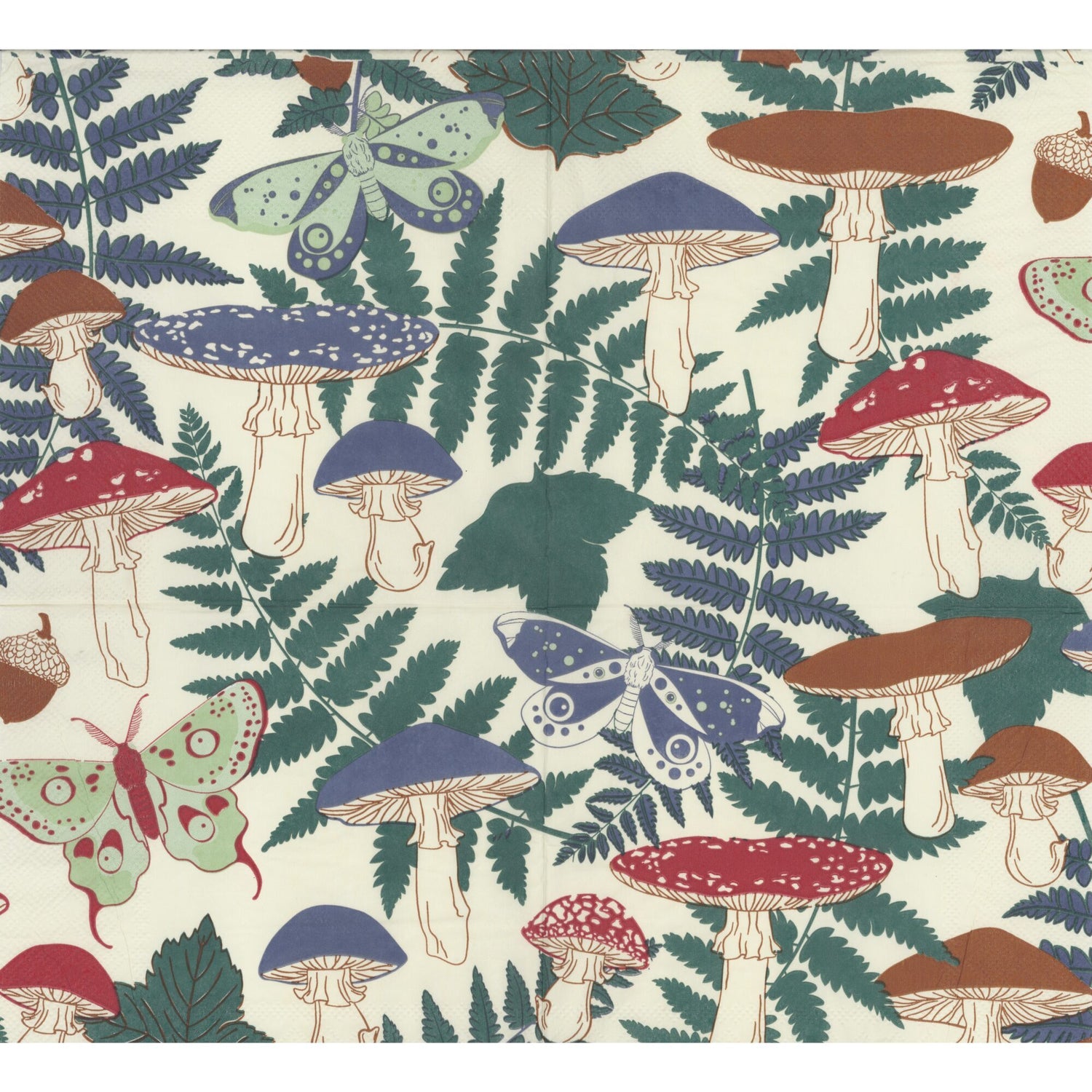 Flying Tiger Napkin/Serviette - Forest Mushrooms