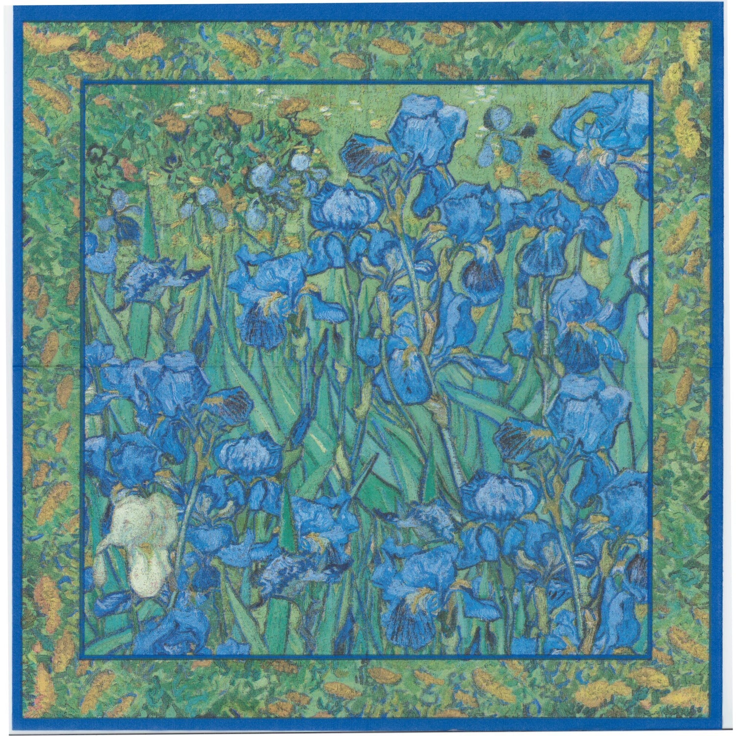 Unbranded Cocktail Napkin/Serviette - Van Gogh-Irises