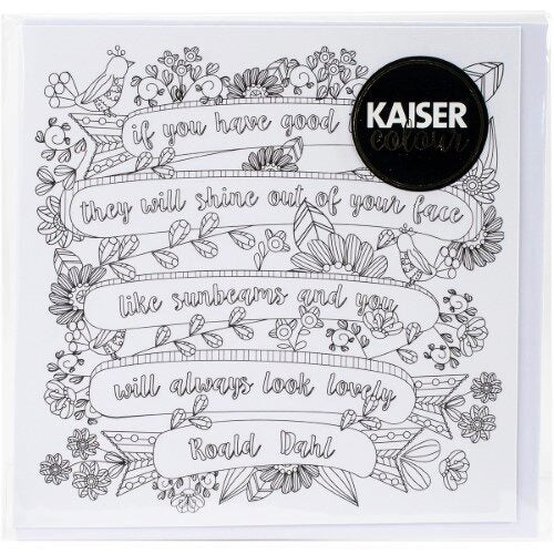 KAISERColour 6x6" Gift Card with Envelope - Sunbeams